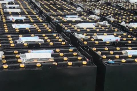 海北藏族沃帝威克新能源电池回收|高价回收叉车蓄电池